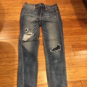 Five pairs of American Eagle jeans
